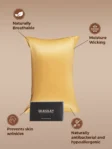 SilkLuxe™ 22Momme 100% Mulberry Silk Pillowcase – Envelope Closure